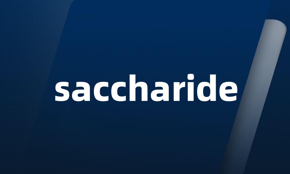 saccharide