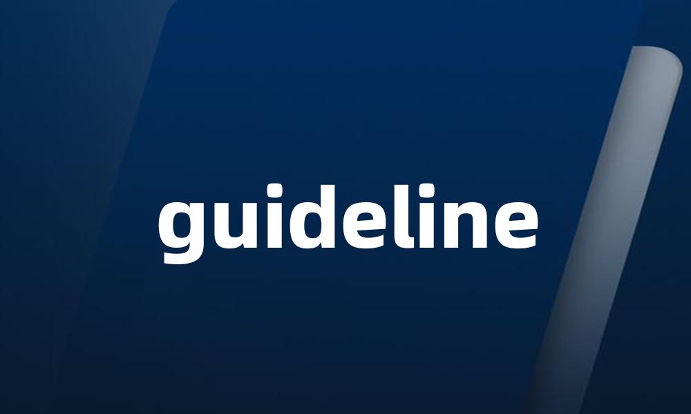 guideline