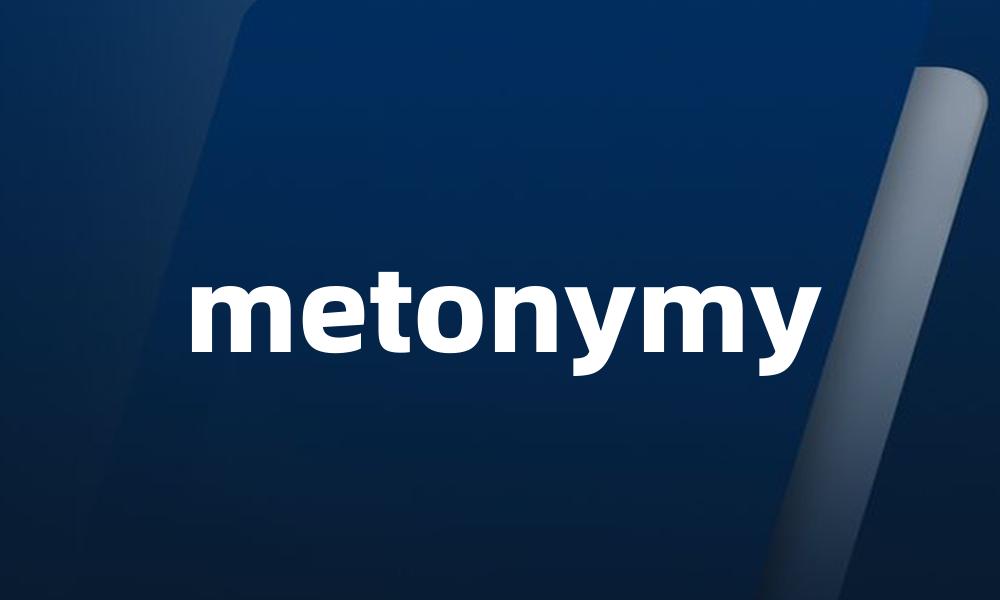 metonymy