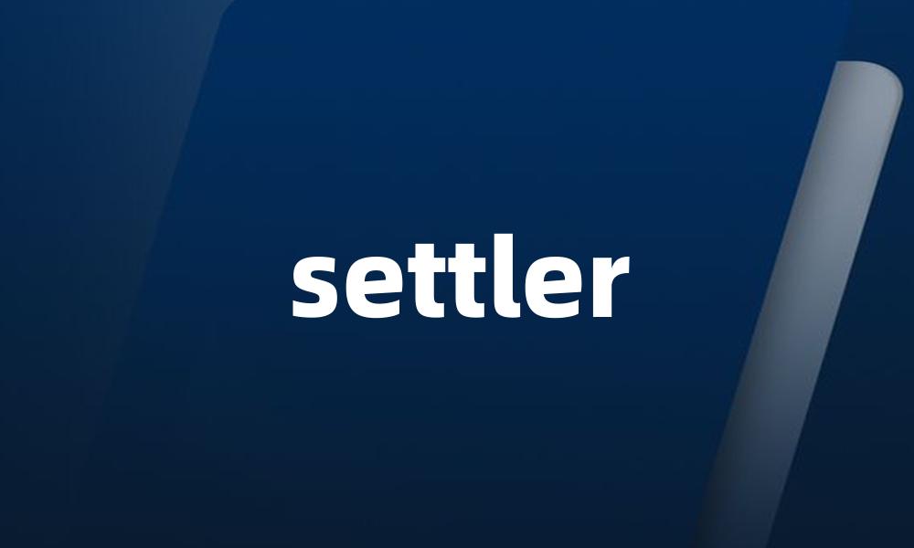 settler