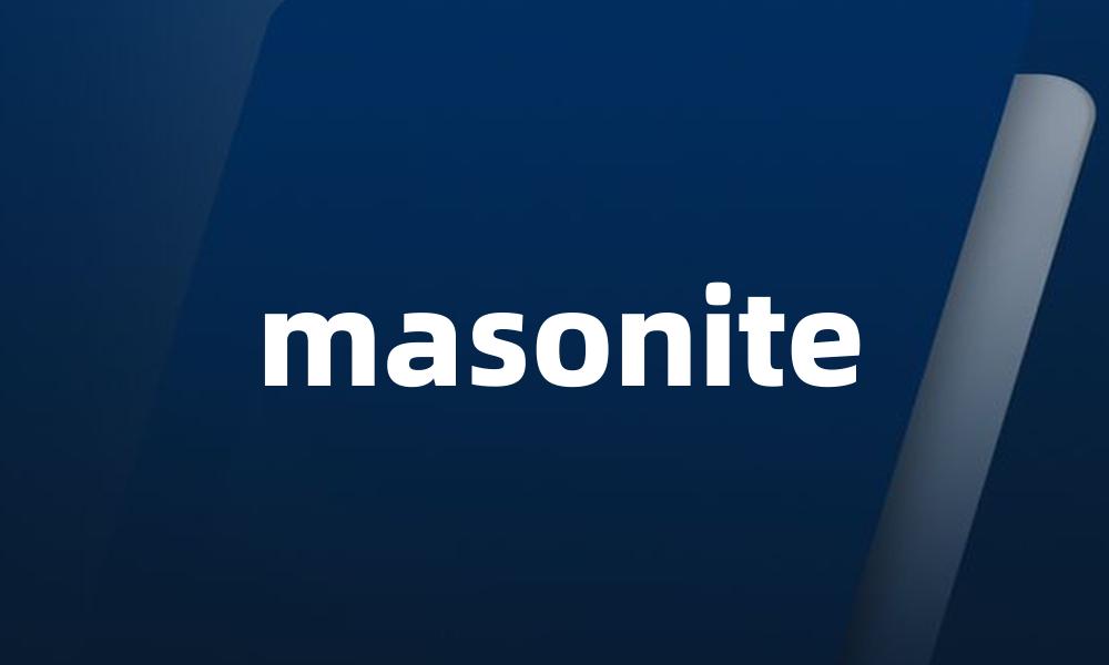 masonite