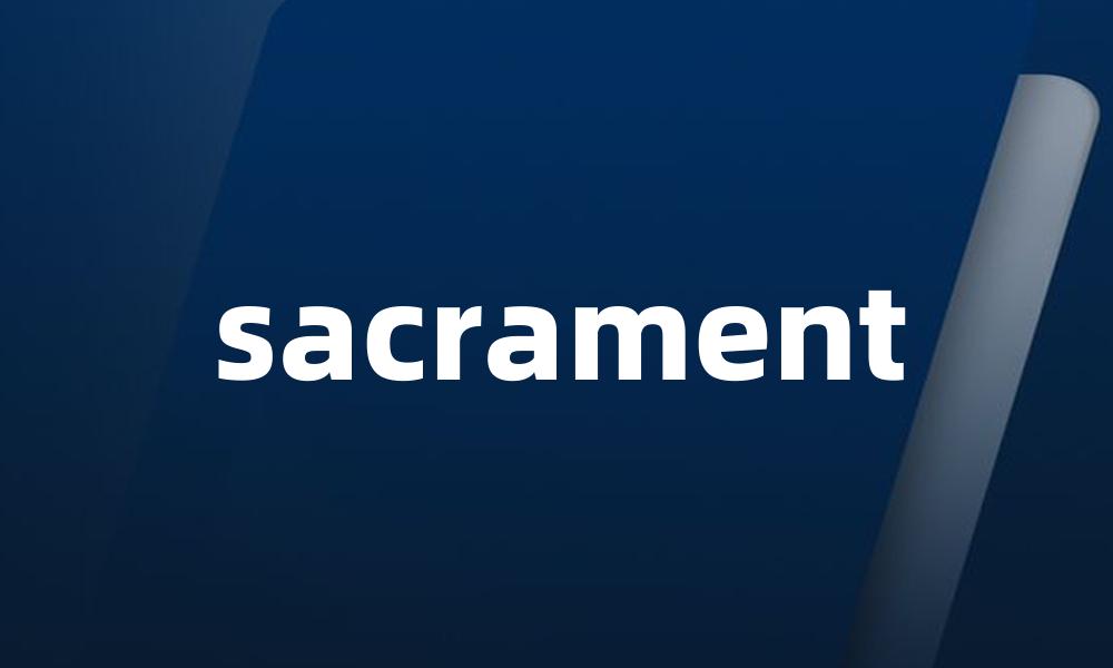 sacrament