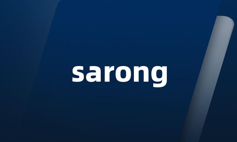 sarong