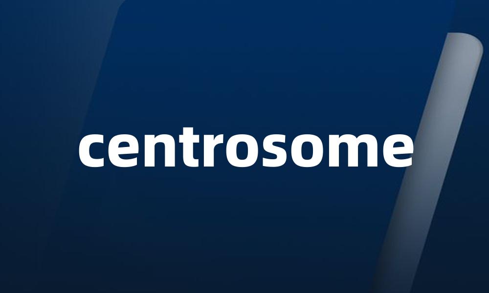 centrosome