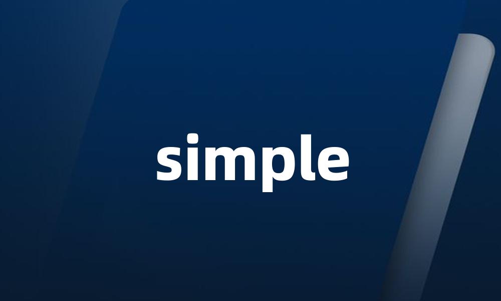 simple