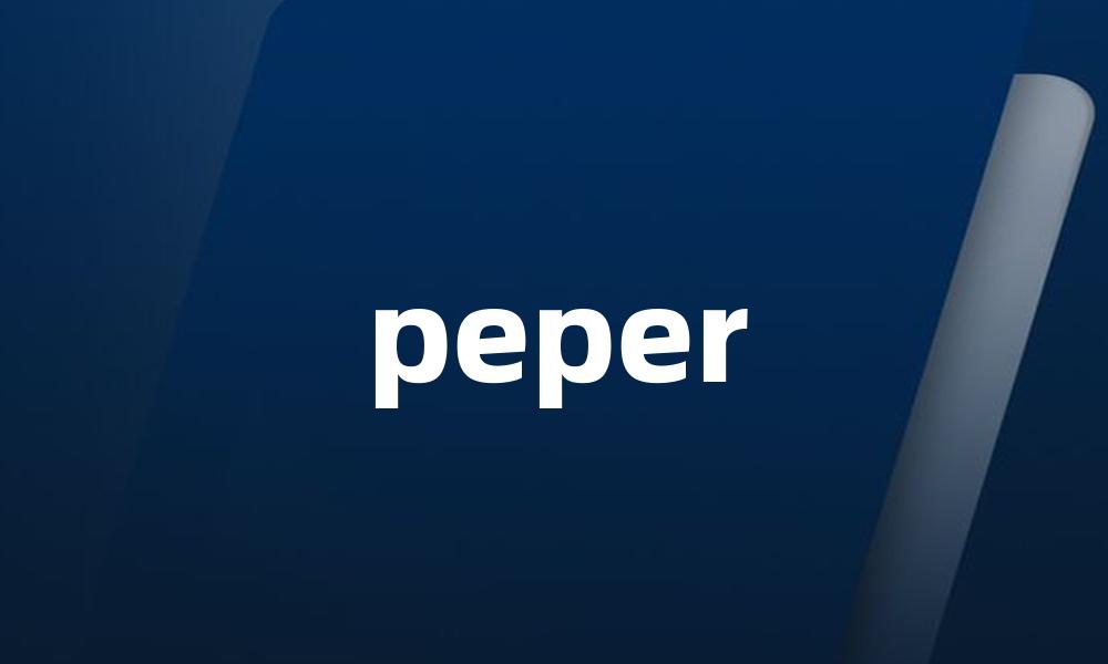 peper