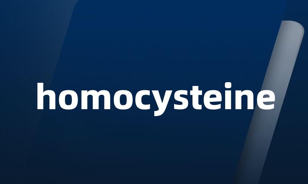 homocysteine