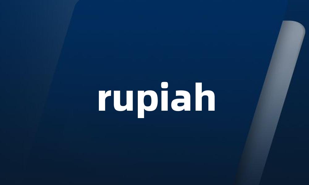 rupiah