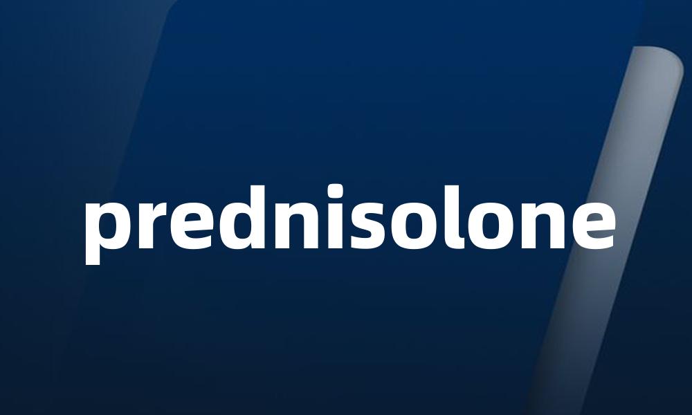 prednisolone
