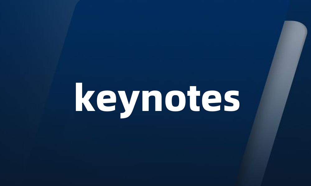 keynotes