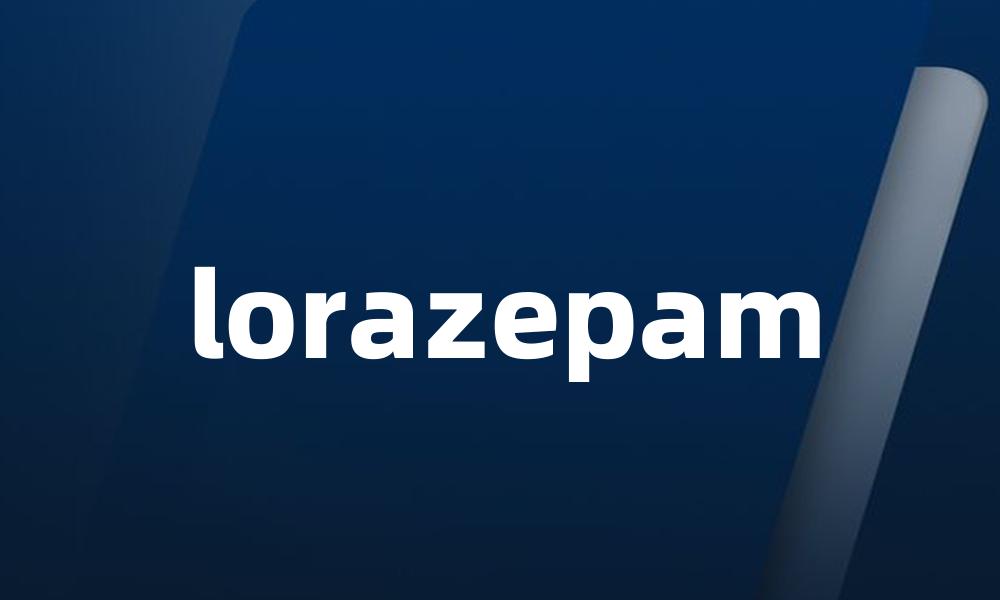 lorazepam