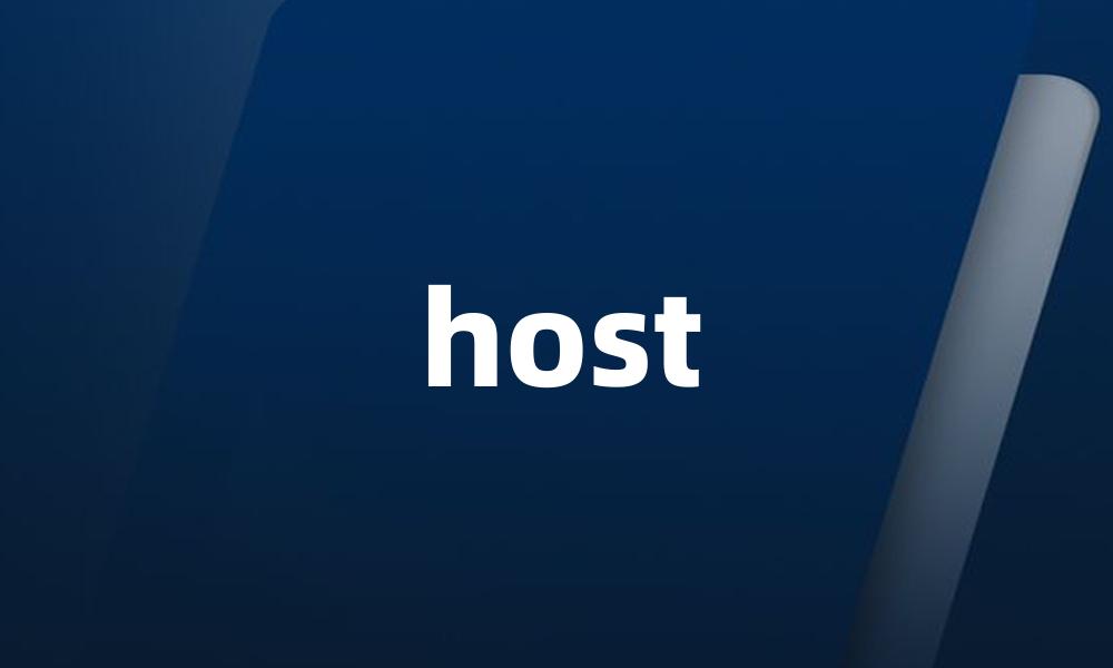host