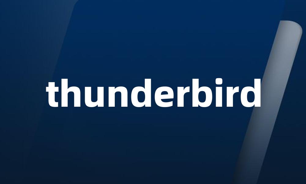 thunderbird