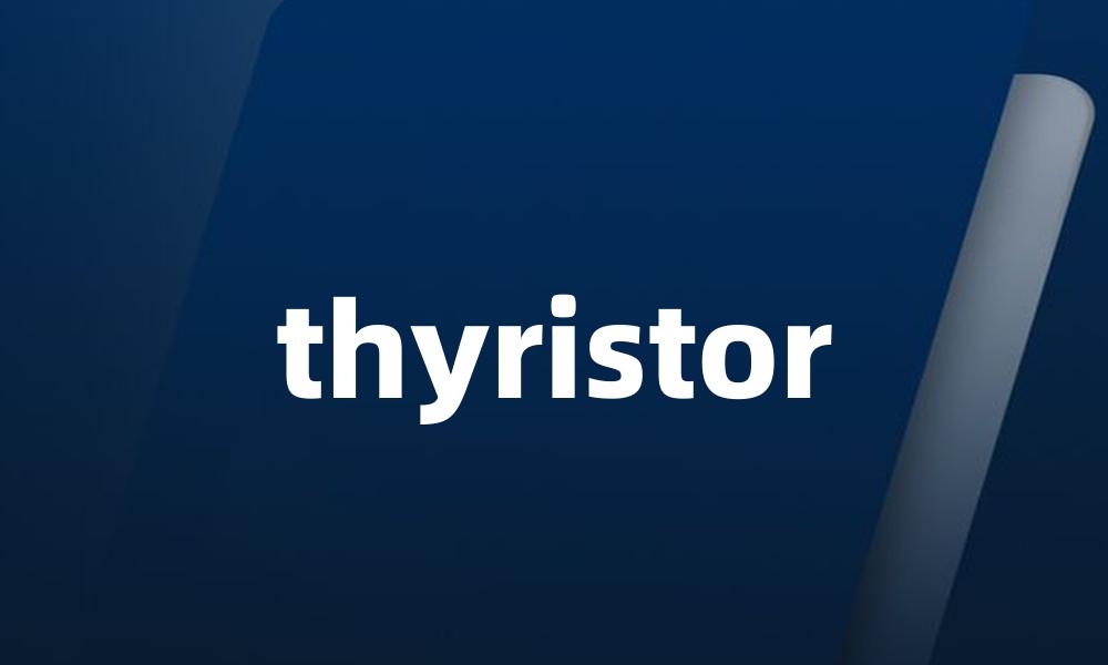 thyristor