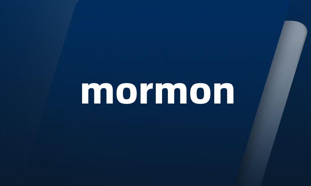 mormon