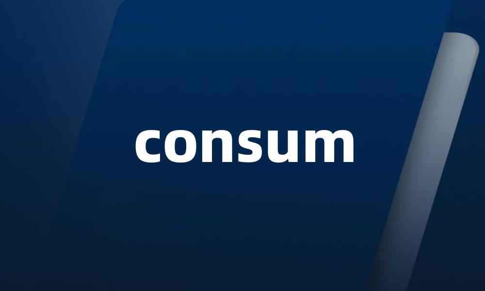 consum