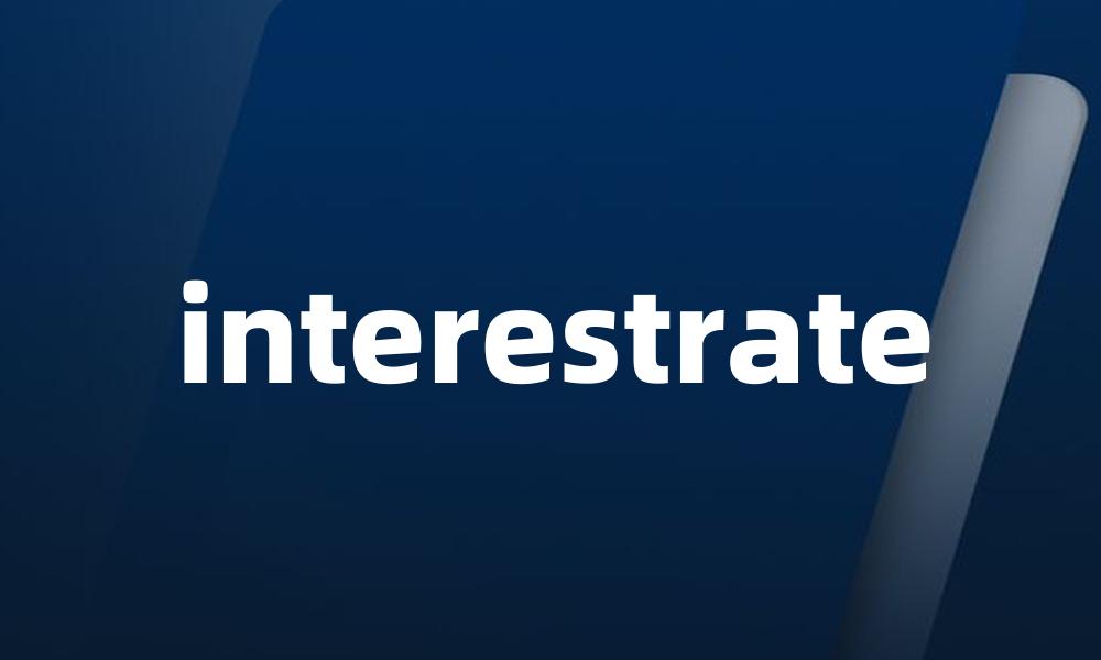 interestrate