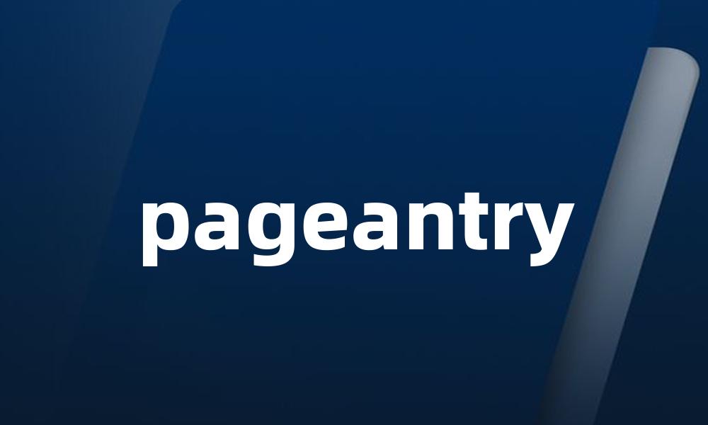 pageantry