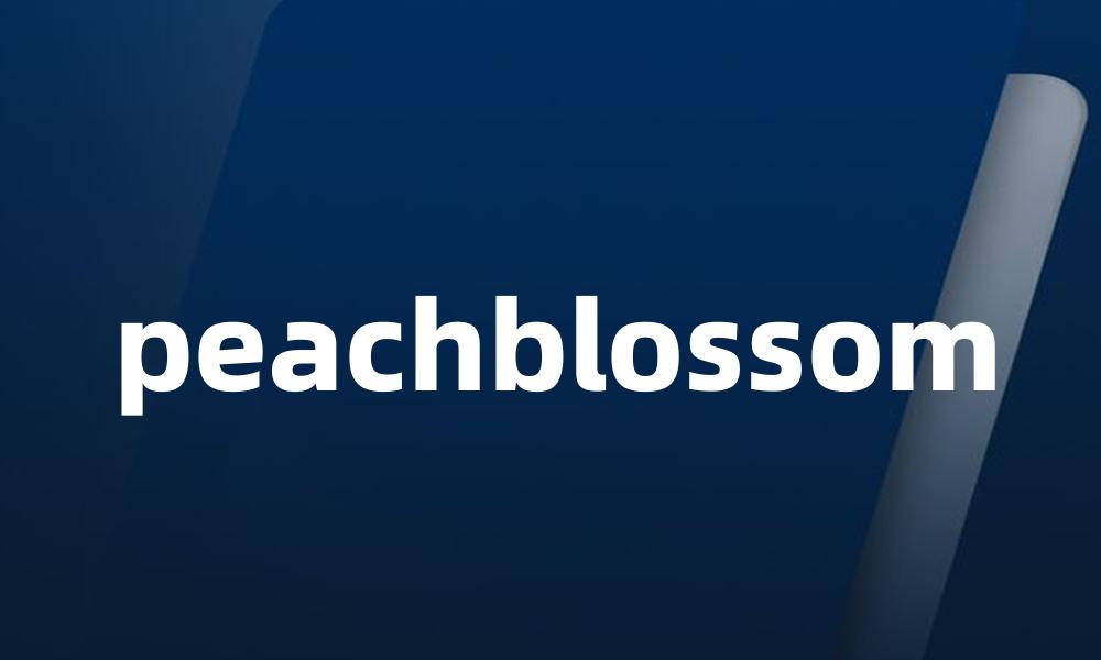 peachblossom