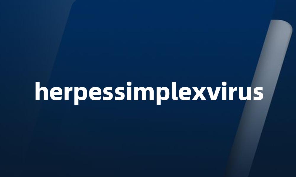 herpessimplexvirus