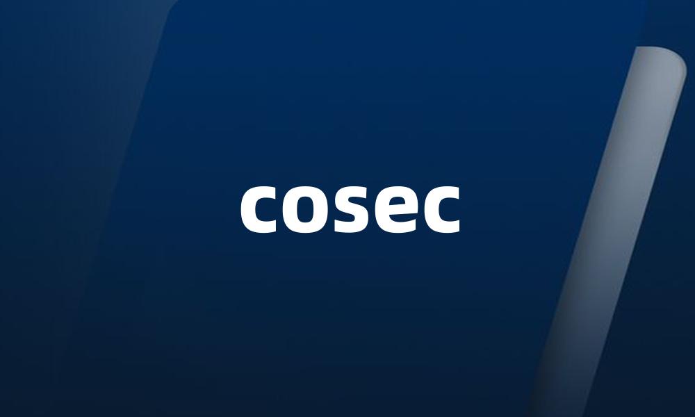 cosec