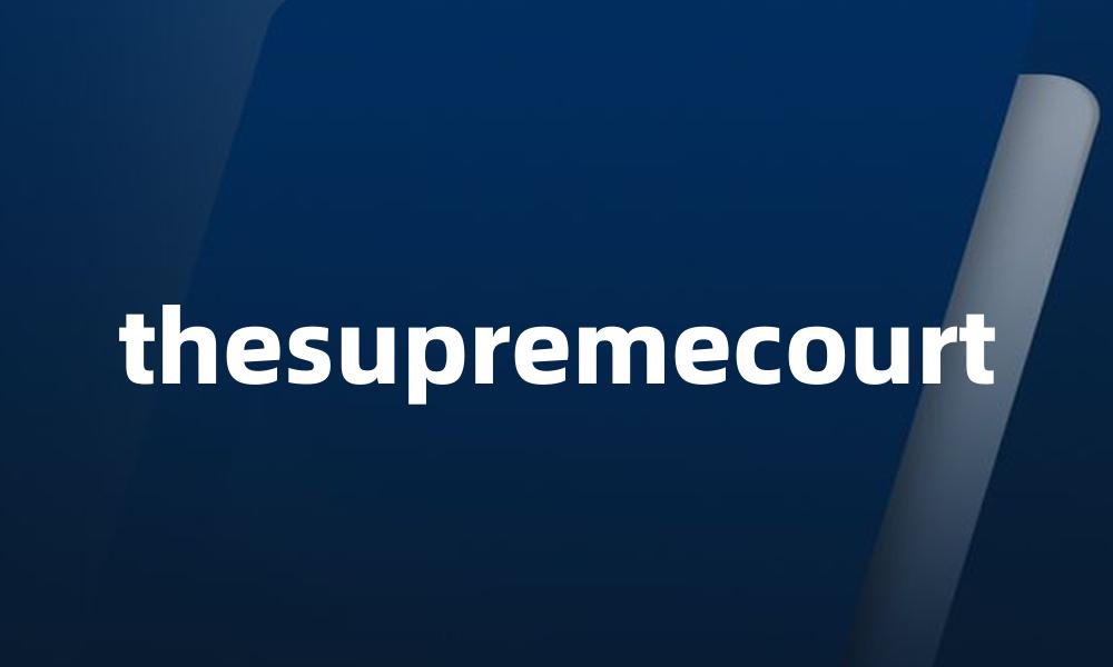 thesupremecourt