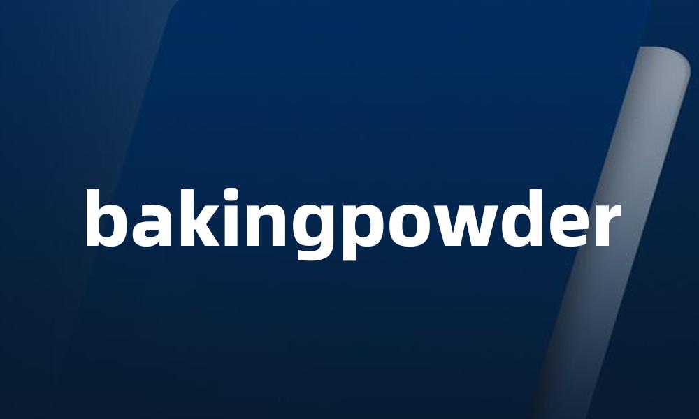 bakingpowder