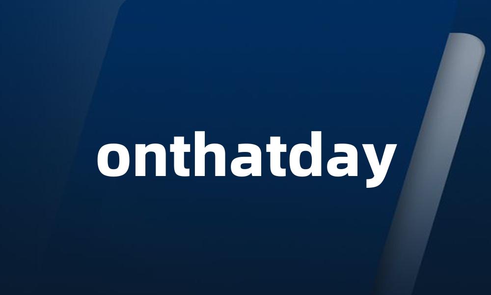 onthatday