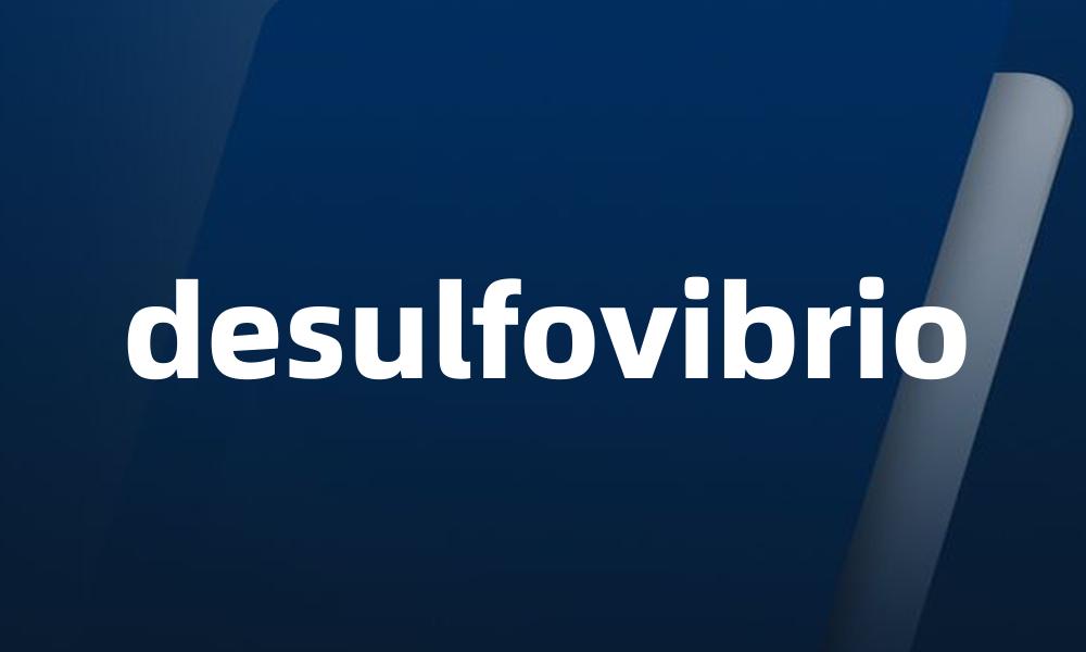 desulfovibrio