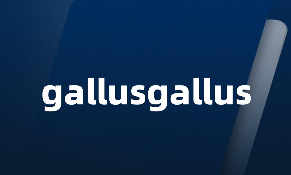 gallusgallus