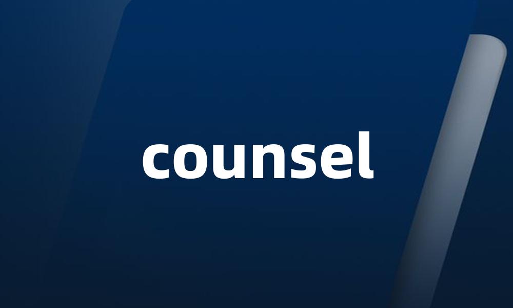 counsel