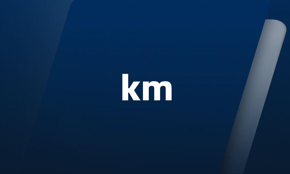 km