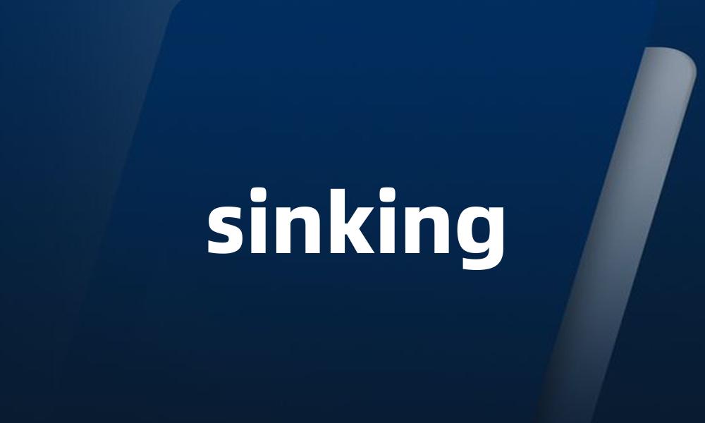 sinking