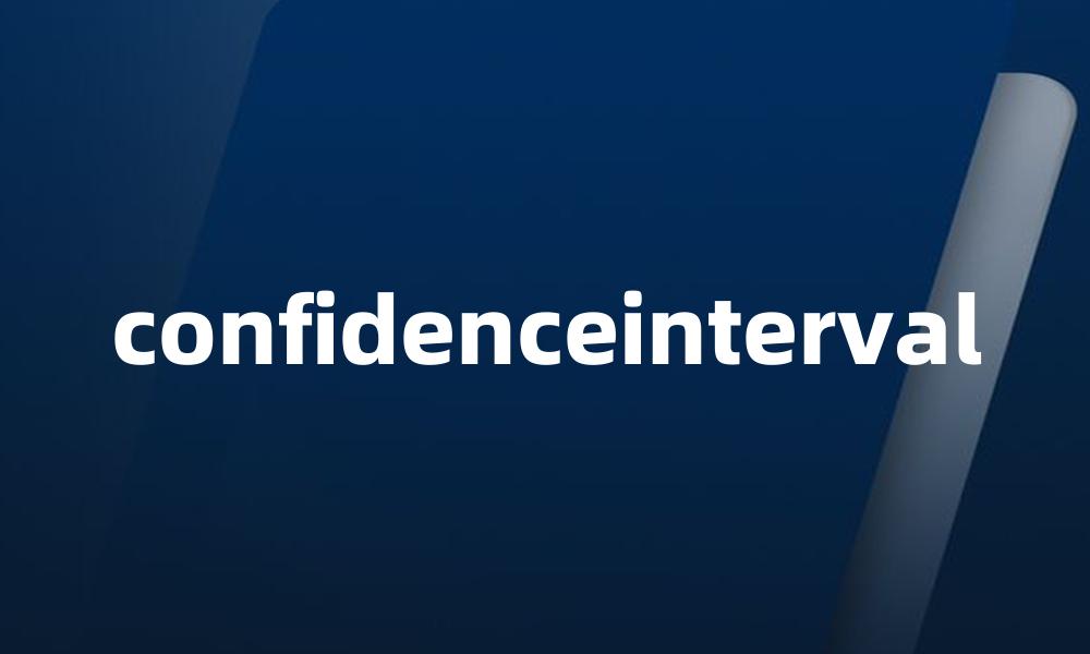 confidenceinterval