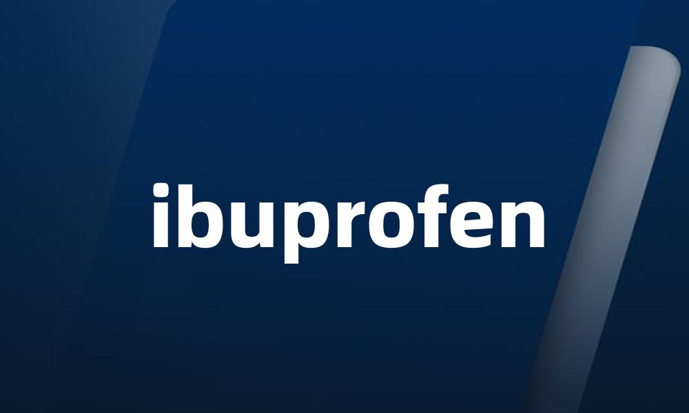 ibuprofen