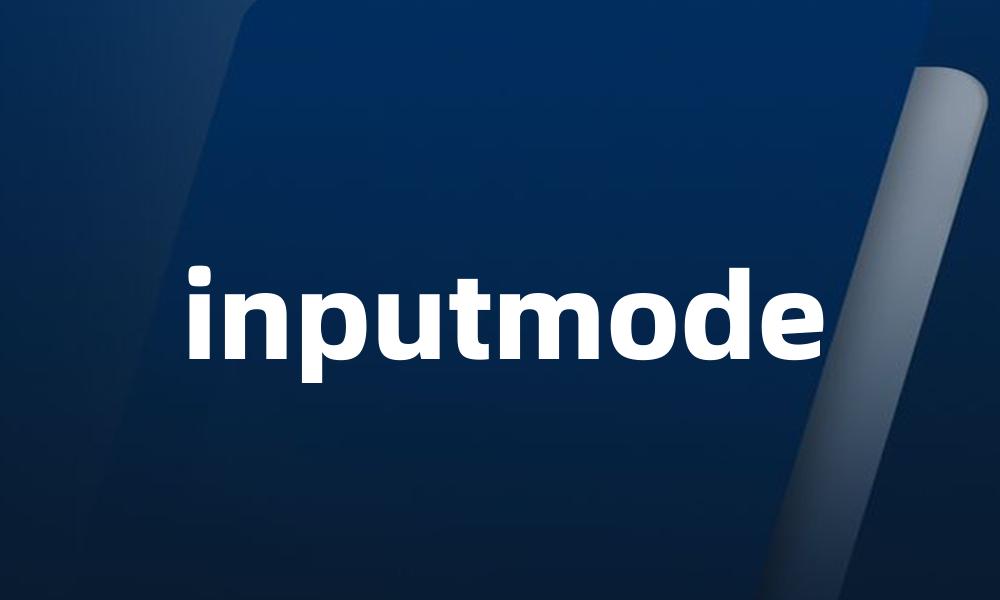 inputmode