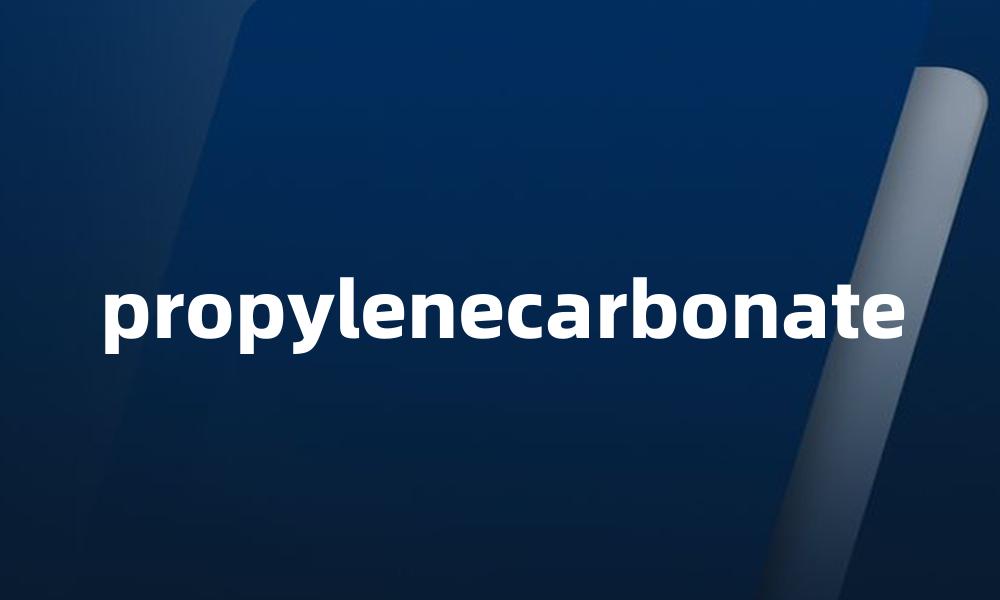 propylenecarbonate