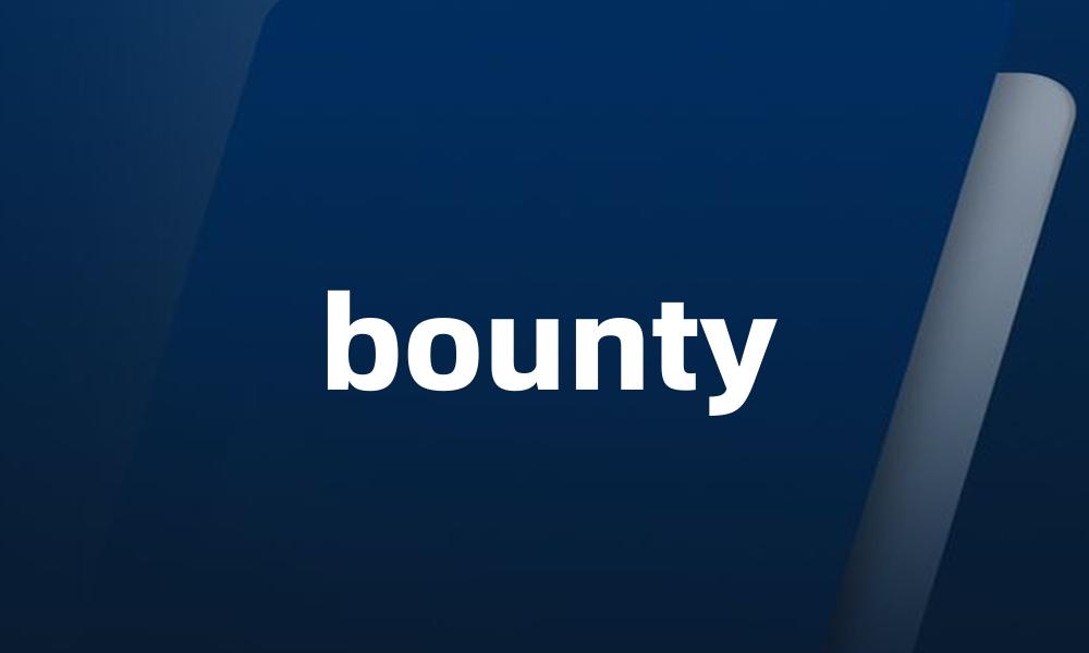 bounty
