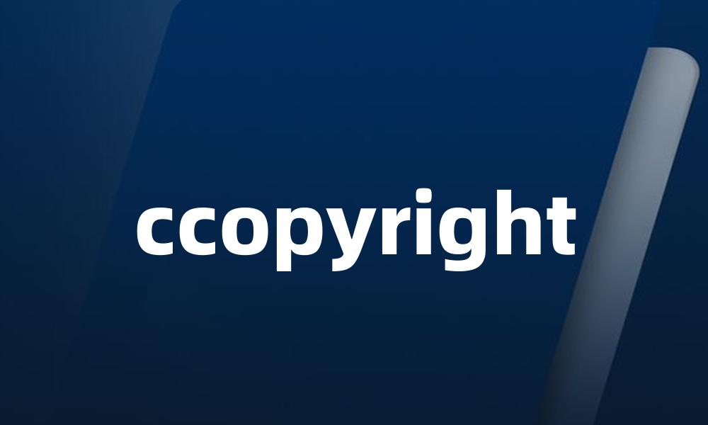ccopyright