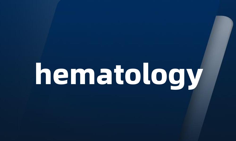 hematology