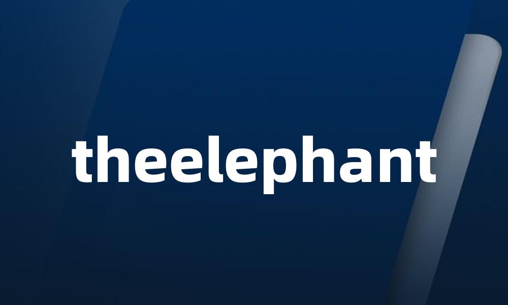 theelephant