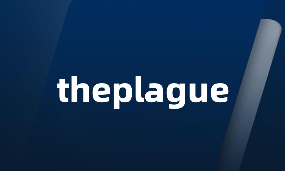 theplague