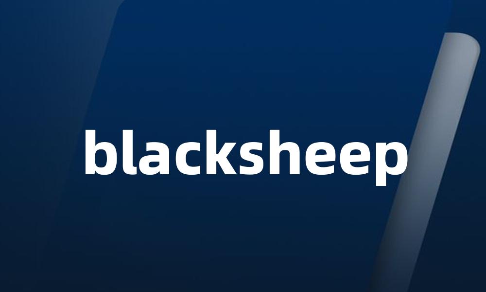 blacksheep