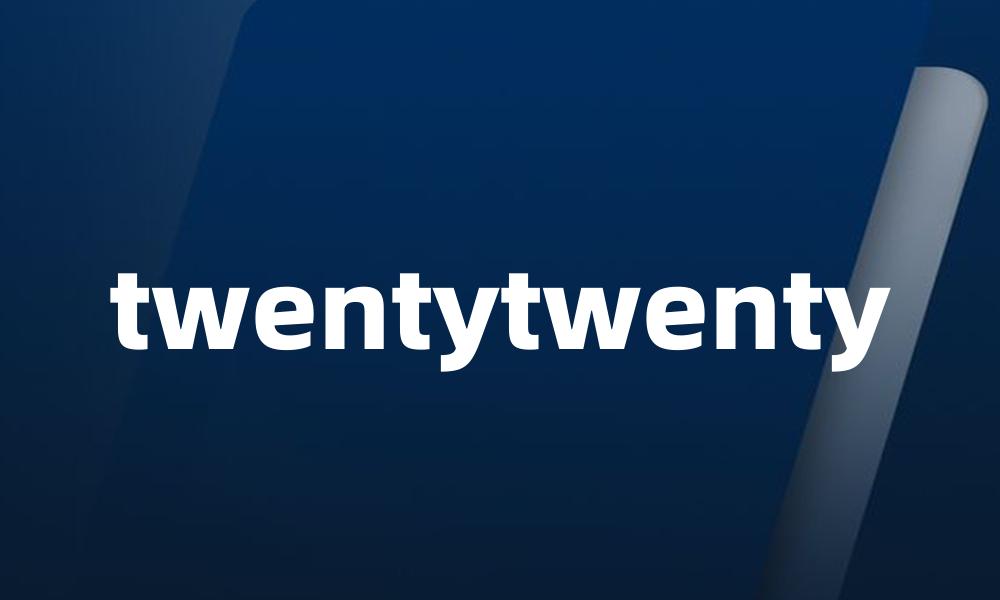 twentytwenty