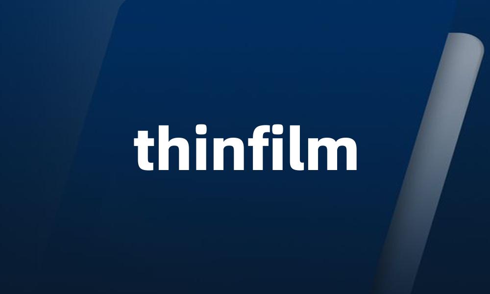 thinfilm