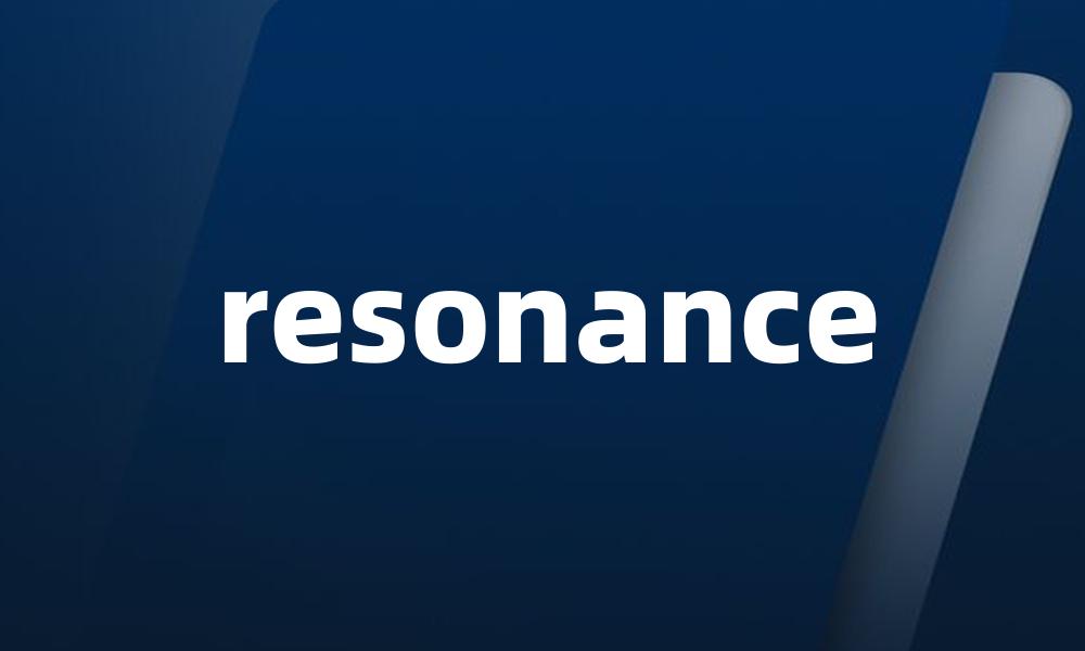 resonance