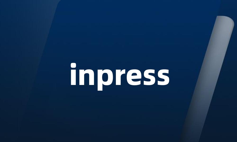 inpress