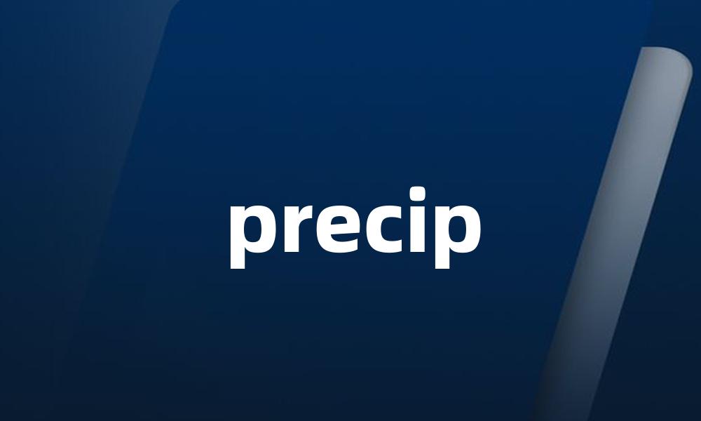 precip