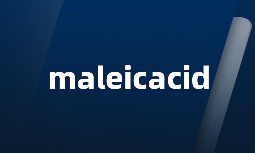 maleicacid