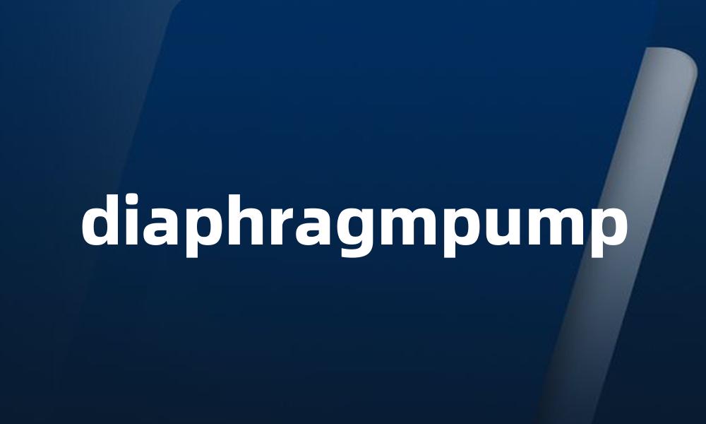 diaphragmpump